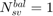 $N_{sv}^{bal}=1$